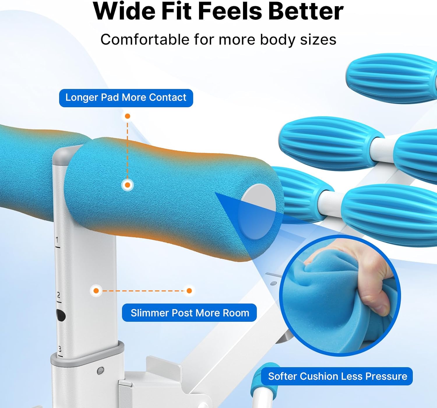 Merach Deep Squat Machine For Women, Adjustable Glutes Train...