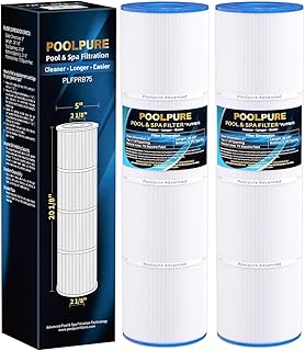 POOLPURE PRB75 Spa Filter Replaces Rainbow RTL-75, Custom Molded Products 25390, Pleatco PRB75, Unicel C-4975, Pentair R173435, 17-2632, R172503, Filbur FC-2395,75 Sq.ft. 2pack