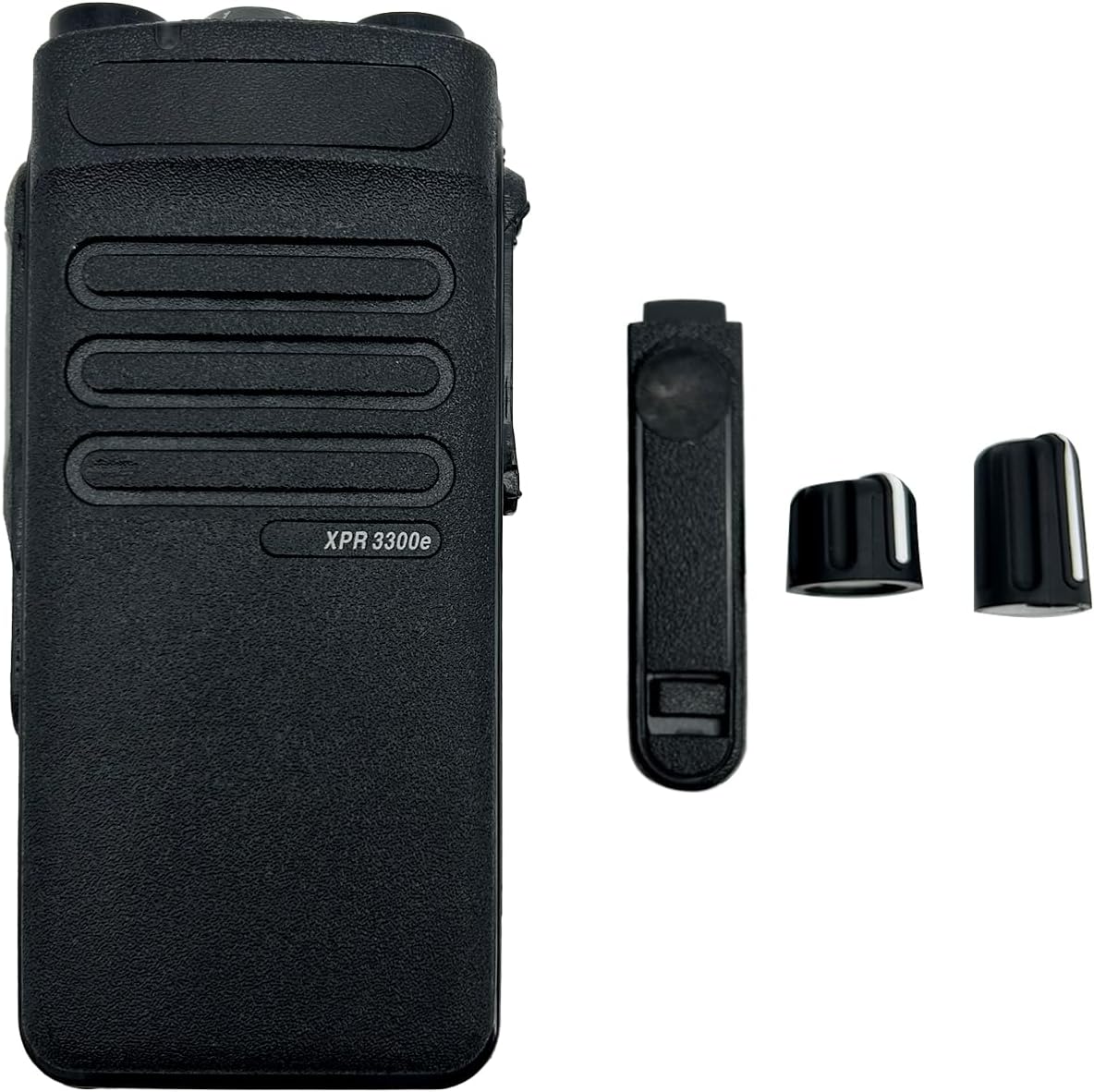 Black XPR3300E Repair Housing Case Front Cover with Speaker Compatible for XPR3300e Radio