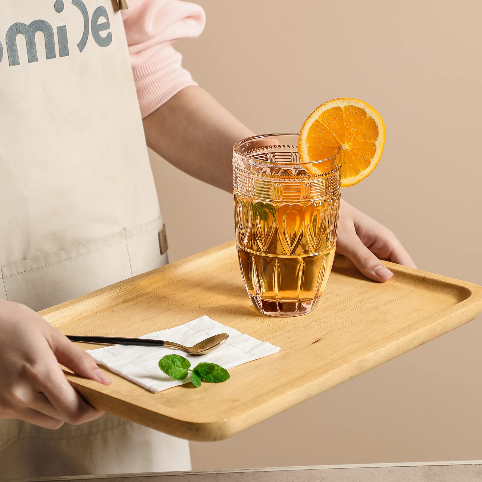 Argus Collection - Set di 6 bicchieri da 326 ml, ideali per bibite e succhi di frutta, acqua e bicchieri da cucina, ideale come idea regalo