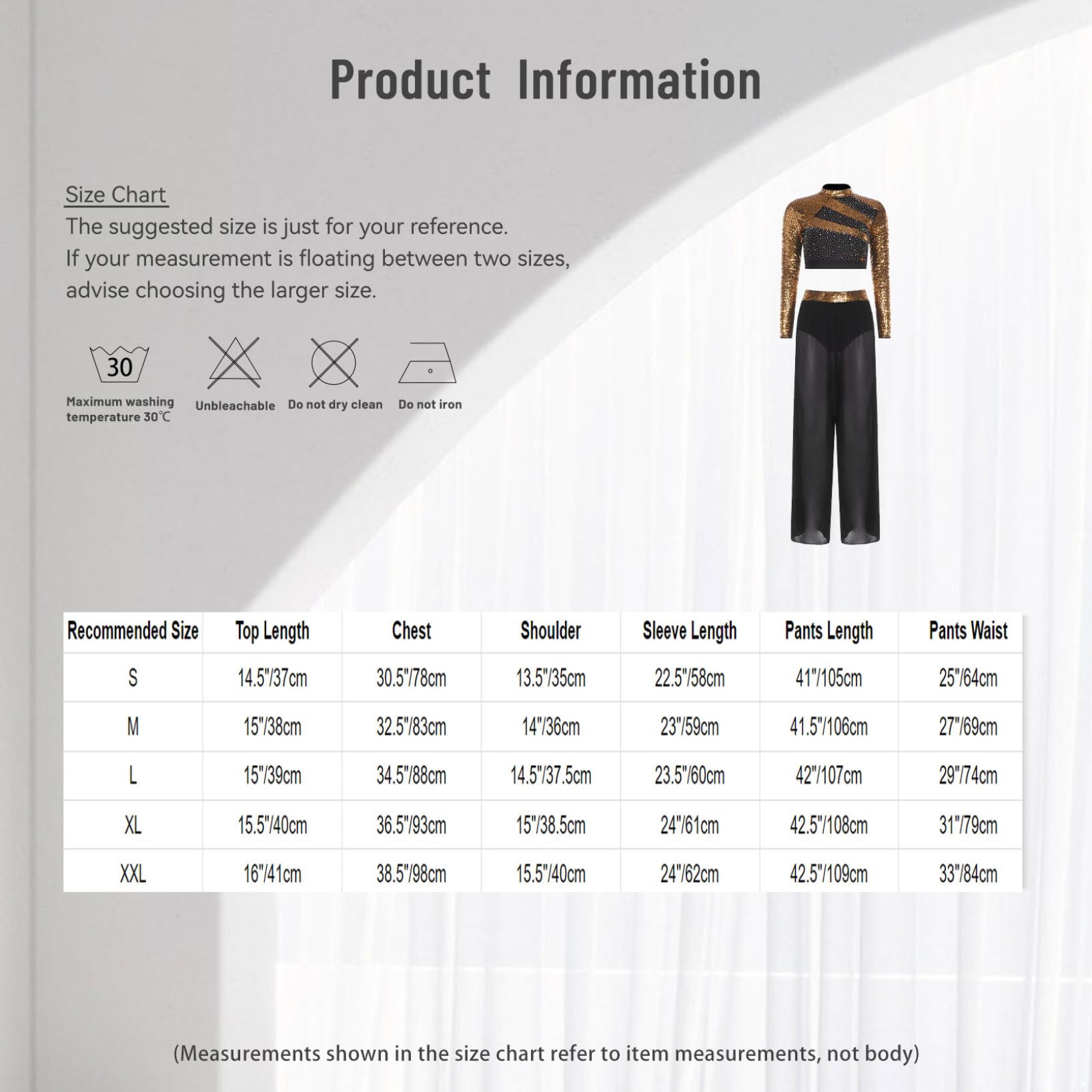 Femme Robe Danse Lyrique Contemporaine Latin Dance Costume Crop Top Pantalon Large Combinaison Gymnastique Rythmique avec Strass Paillettes Tenue Patinage Artistique
