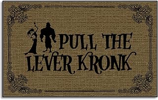 Wulidrom Pull The Lever Kronk Indoor Welcome Mats for Entryway Rugs Indoor Non Slip Door Mat Indoor Doormat for Entryway Mats for Front Door Indoor 30
