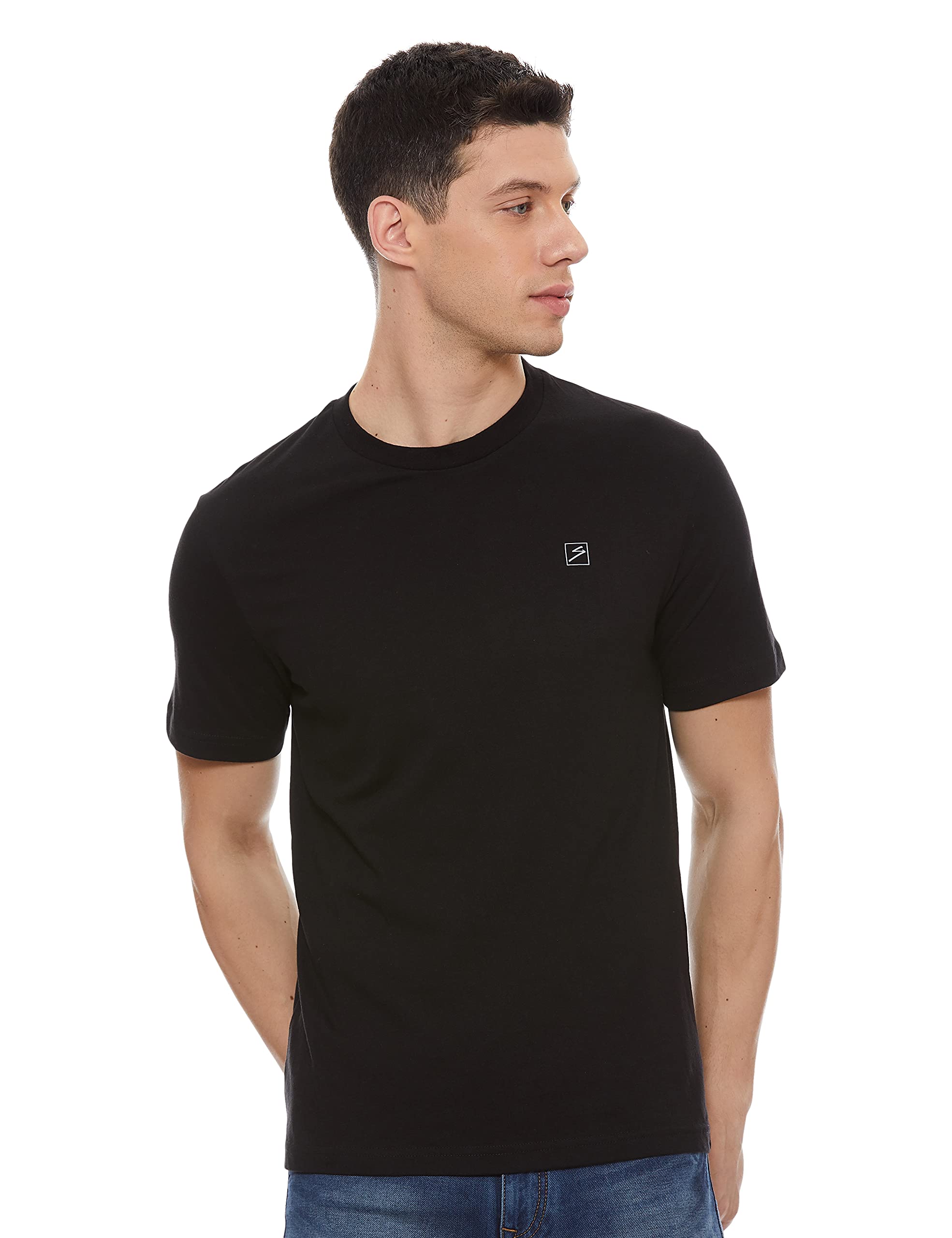 SGT-Shirt MEN SG RN MTESSA122 BLACK L