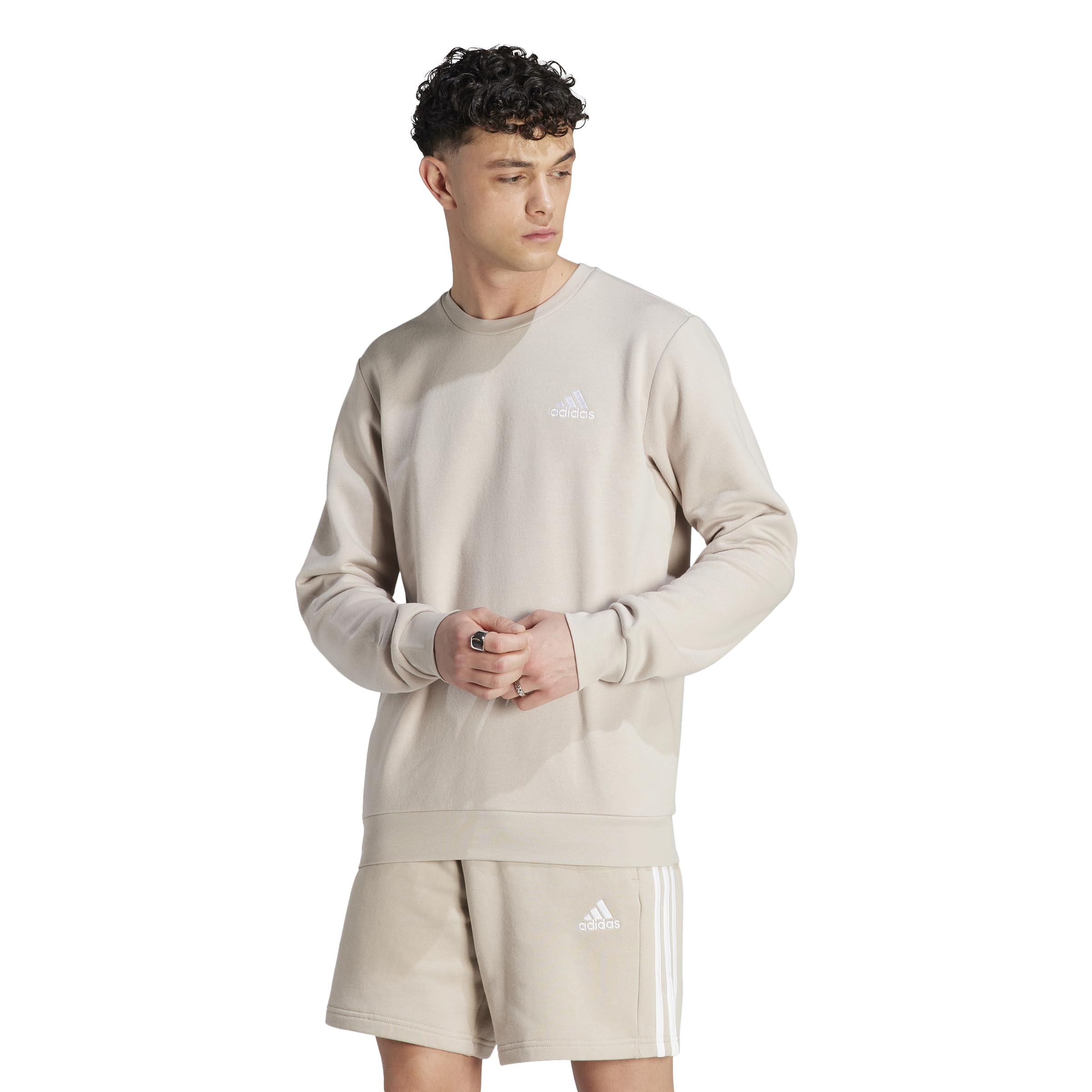 Adidas Hombre Essentials FEELCOZY Fleece Sweatshirt — view 23