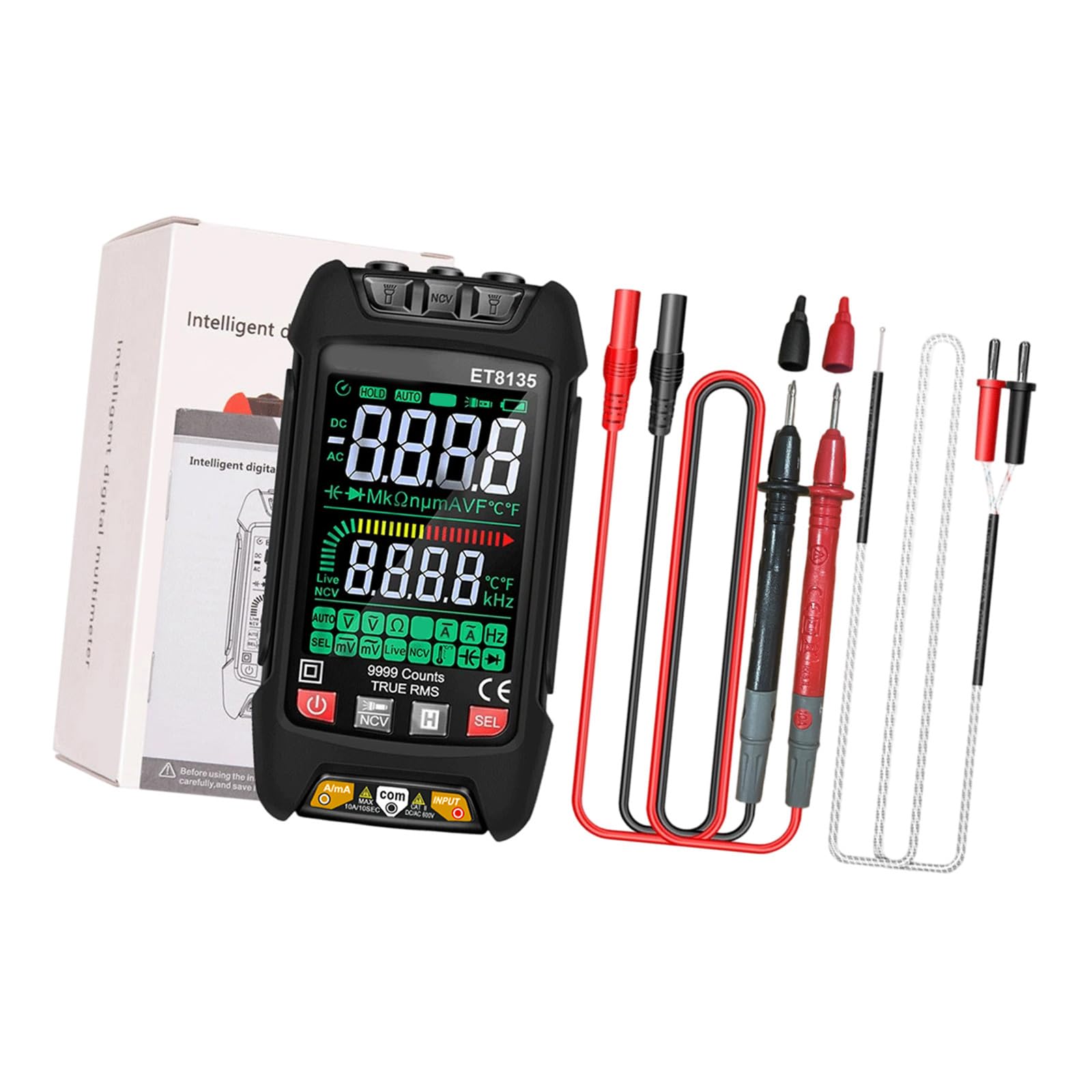 Accurate Intelligent Multimeter for Accurate Voltages Current Resistance Testing in Electronics High Accuracy Electronic Measuring Tool
