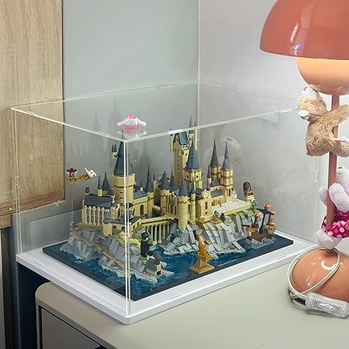 Vista 171 de Choowin Vitrina de acrílico para Lego Infinity Gauntlet 76191 para Lego Gauntlet 76223 para Lego Display Estuches de acrílico transparente grueso