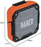Klein Tools AEPJS2 Bluetooth Speaker with Magnetic Strip and Hook, Rechargeable, Wireless and Aux Capable, Hands Free Capable, 10 Hr Run Time, IP54 Dust and Water Resistant