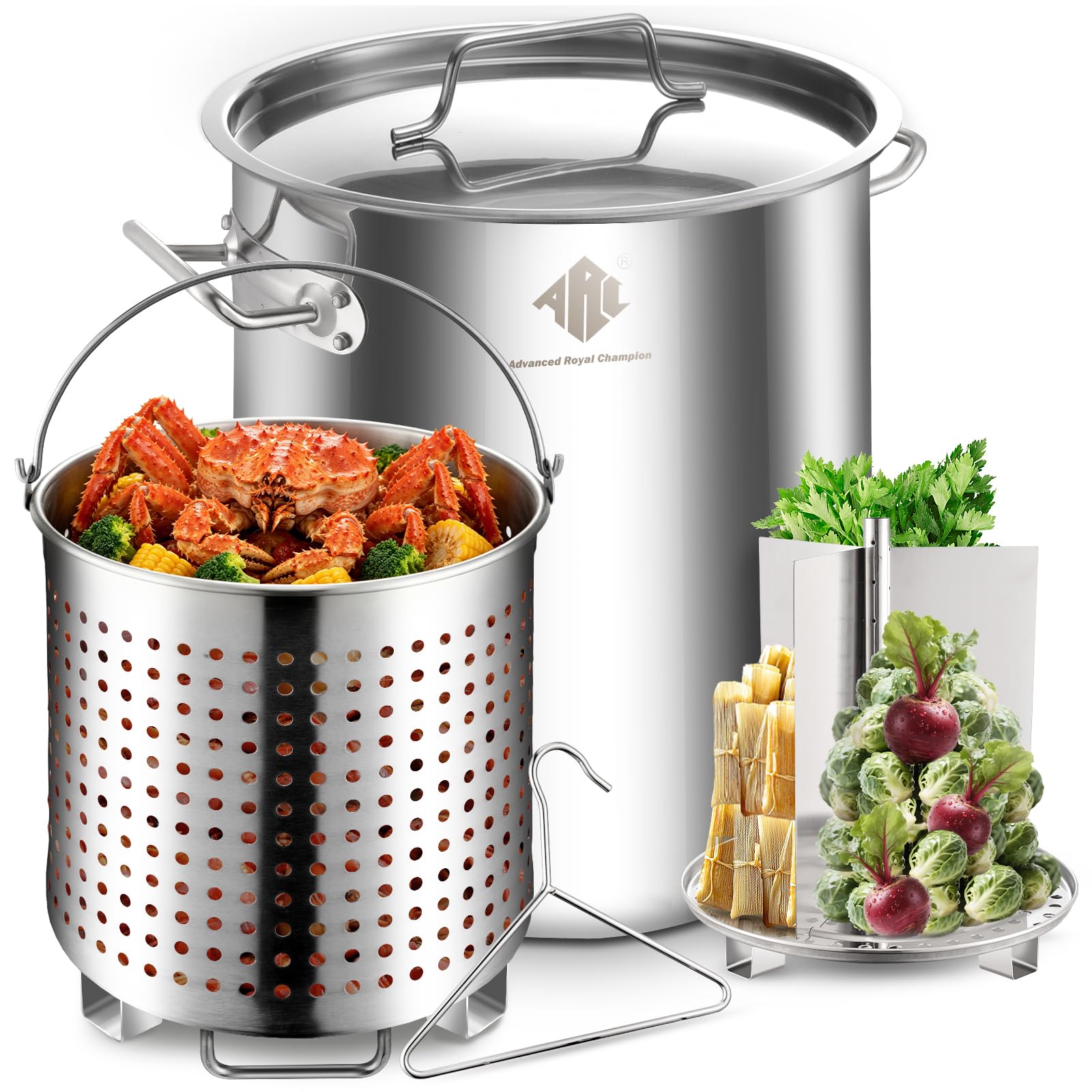 Amazon.com: ARC 100-quart Large Stainless Steel Stockpot for