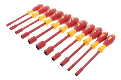 Wiha 32296 Juego de destornilladores de tuerca aislada de 11 piezas de 1000 voltios