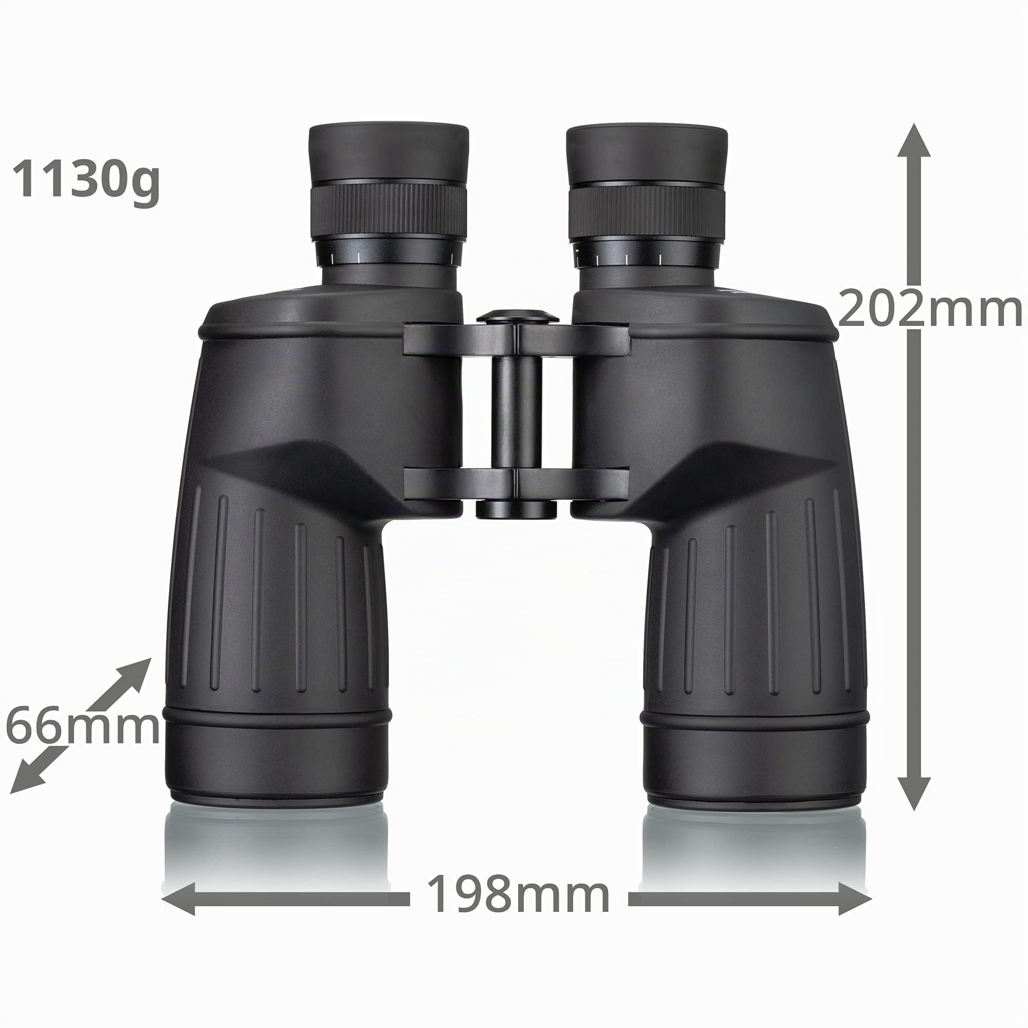 BRESSER Astro & Marine Jumelles SF 7 x 50 WP avec focale Unique, boîtier léger en magnésium, étanches et remplies d'azote Noir