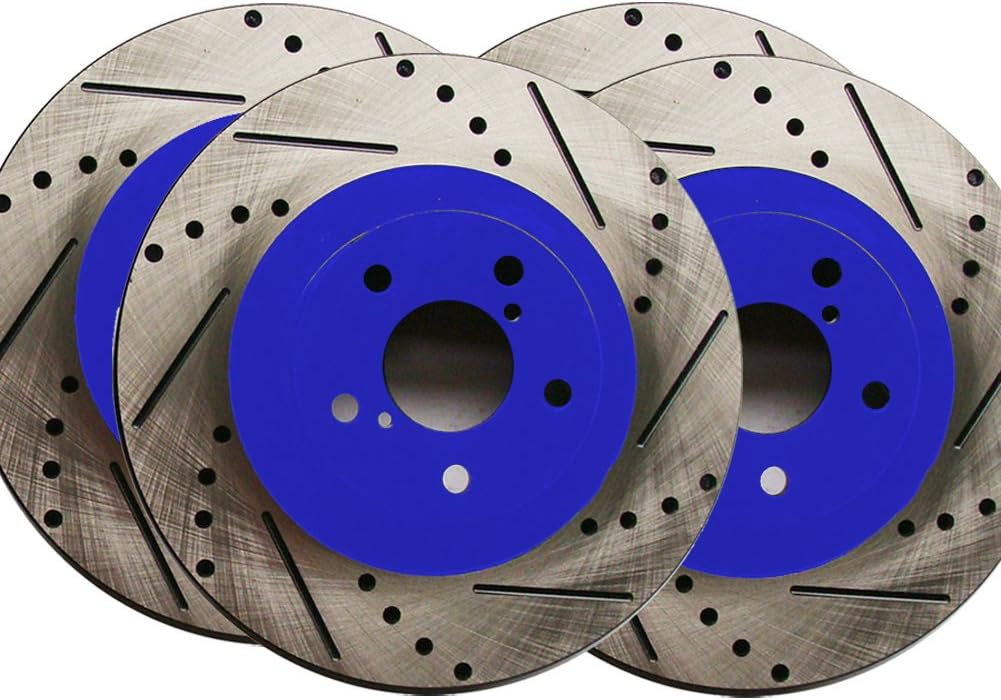 Speedy Brake Kit Drilled and Slotted Disc Brake Rotors