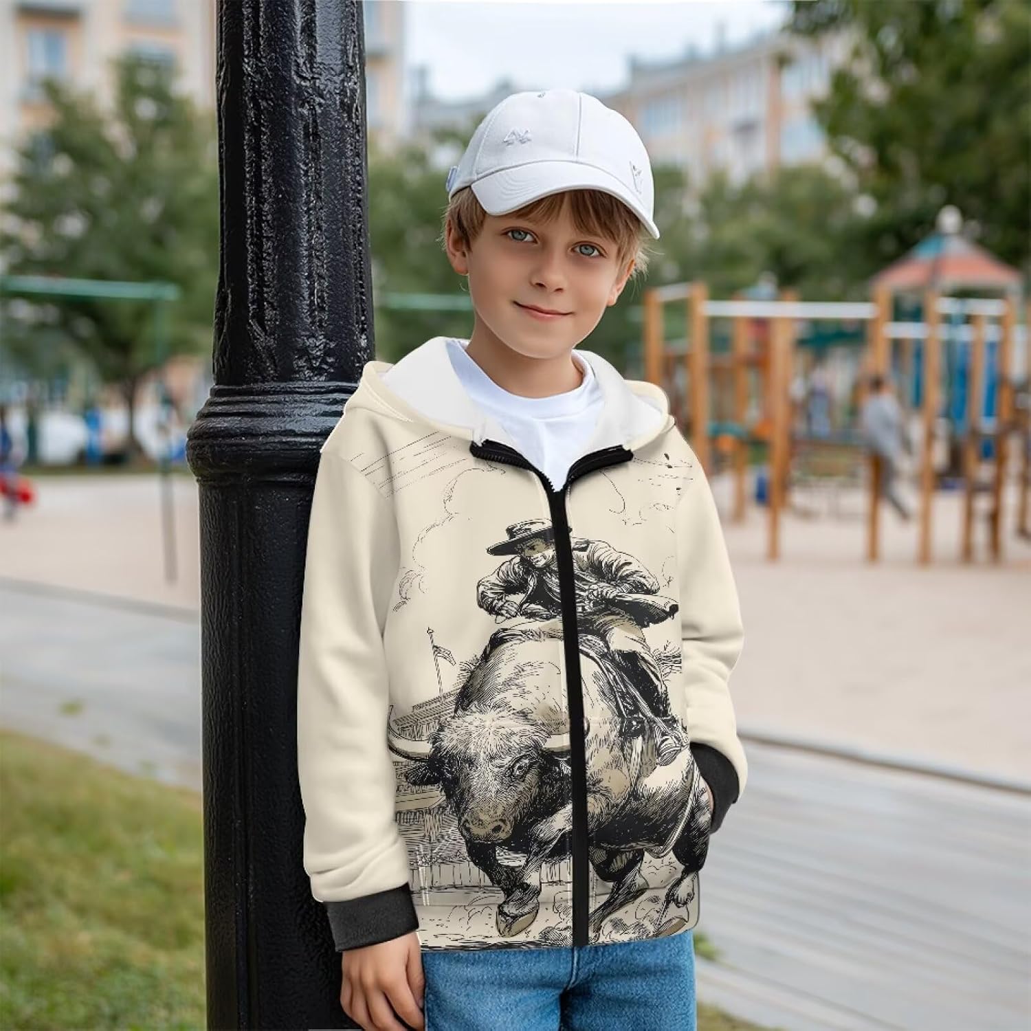 Long Sleeve Hoodies for Girls 6-16Y Back to School Clothes Zip Up Fleece Sweatshirts