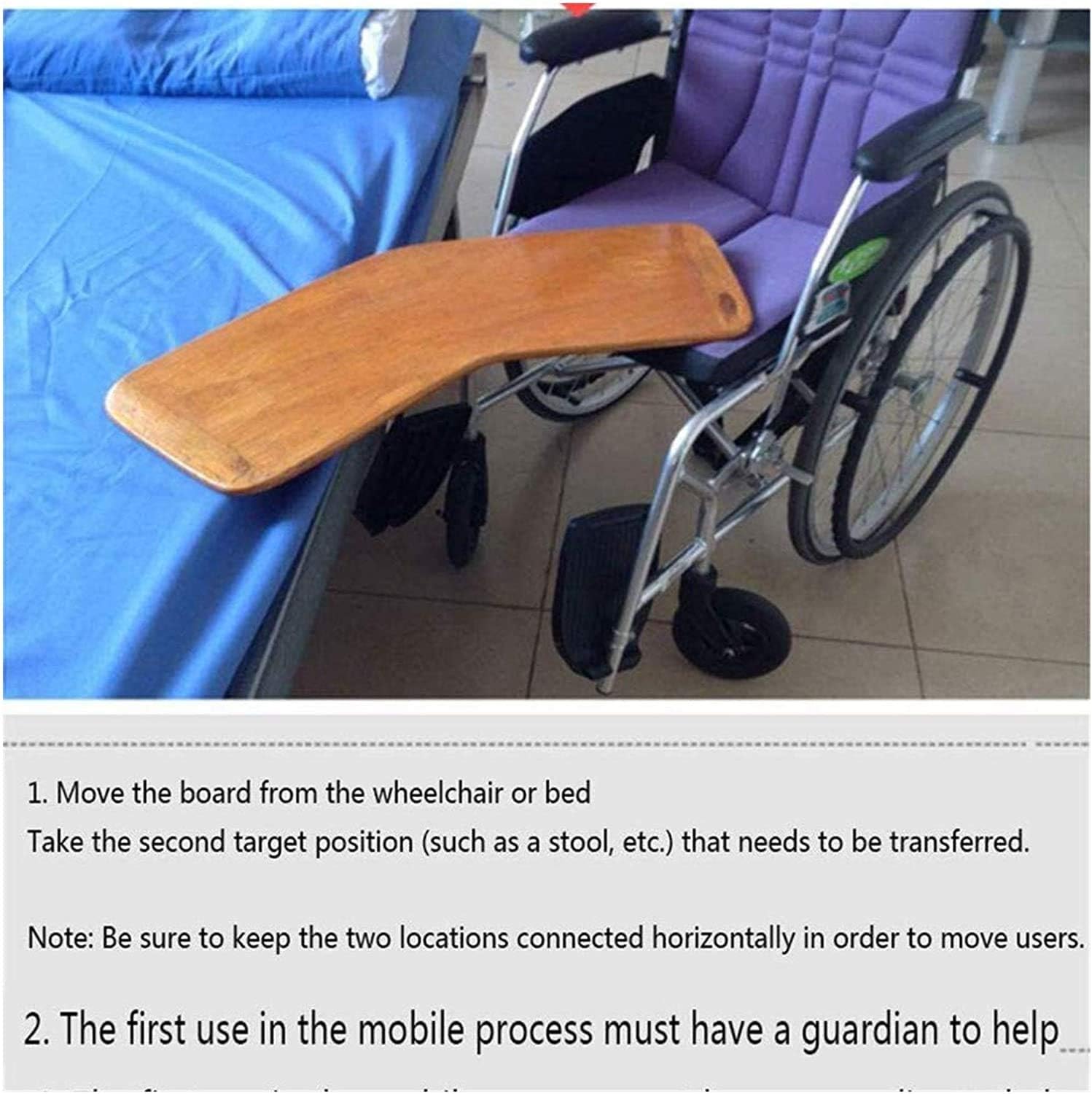 GaoFan Curved Transfer Board, Transferring Board for Limited Mobility & Wheelchairs, Reinforced Bed Board Transfer Board, 200KG(Lightweight) : Health & Household