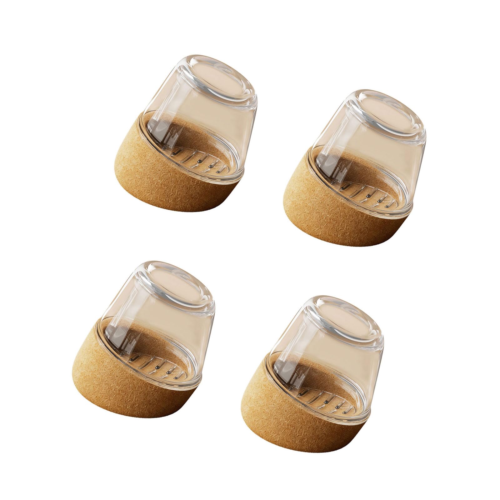 4Pcs Nonslip Chair Leg Protectors Foot Cover Noises Reduction Furniture Table Feet Round Chair Leg Caps Nonslip Protectors Foot Cover