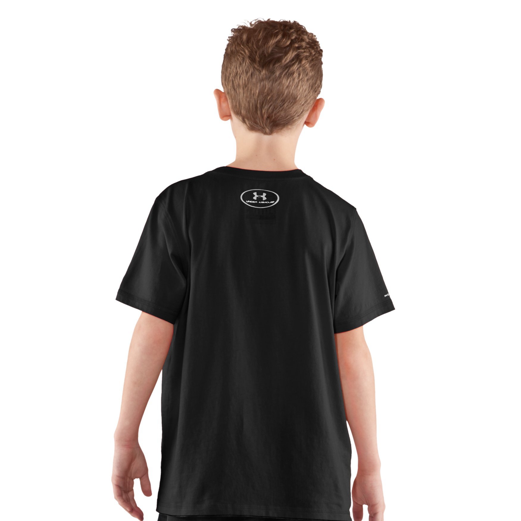 Under Armour Boys' UA Charged Cotton Short Sleeve T-Shirt