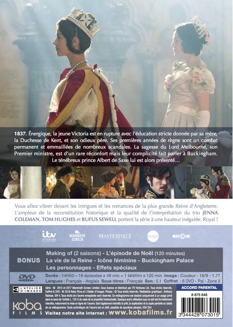 Coffret victoria, saisons 1 et 2, 16 épisodes