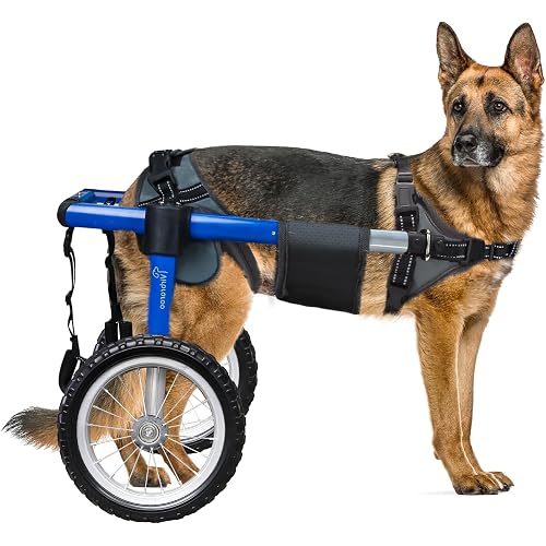 Dog Wheelchair for Back Legs, Dog Wheelchair with All-Terrain Tires & Durable Bearings, Large Dog Wheelchair for Back Legs, 55.1-88.1 lbs (XL)