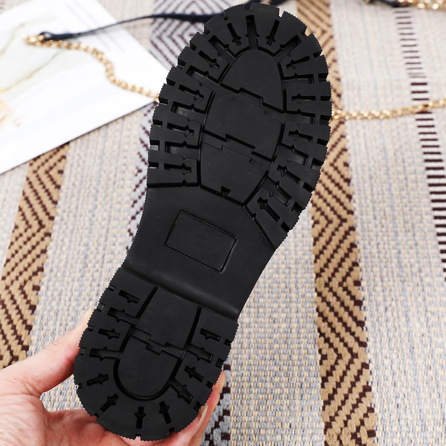 OKJ Loafers for Women Chunky Women's Loafers & Slip-ons Fashion Penny Comfort Business Casual Shoes Dressy Office Work Slip on Black Platform Loafers for Womens - Image 6