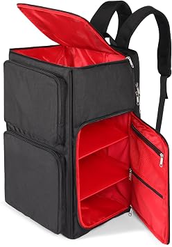 Gatycallaty Sneaker Bag Travel Shoes Duffel Bag Carry On Adjustable Compartment for Workout Travel Gym, Red