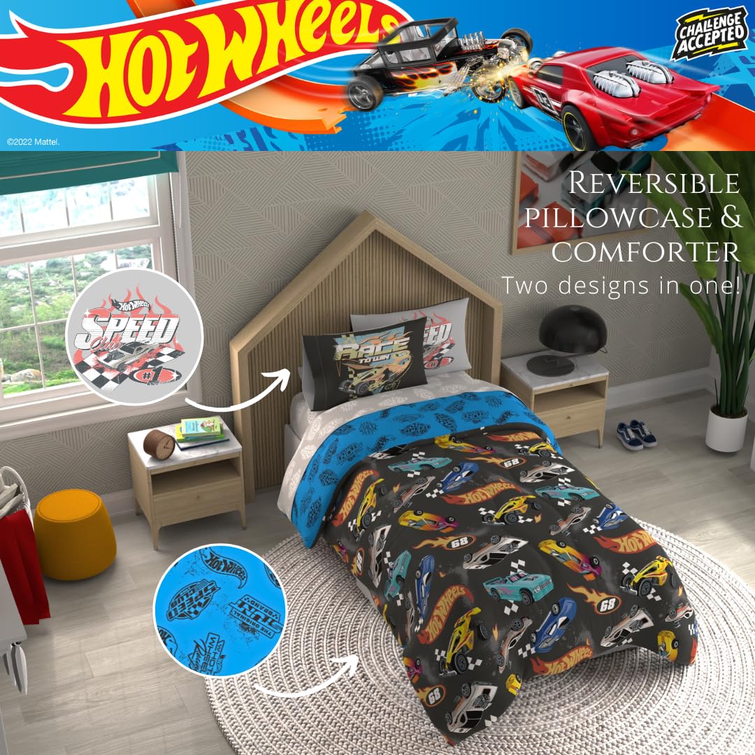 Amazon.co.jp: Franco Hot Wheels 子供用寝具 スーパーソフト 掛け布団 
