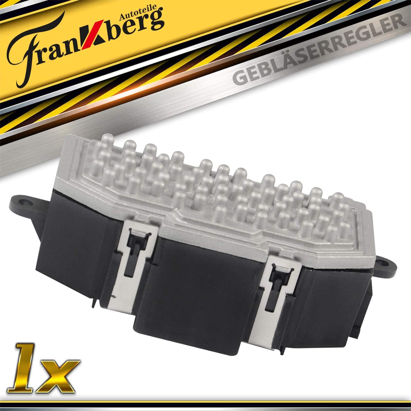 Frankberg Regolatore regolatore del ventilatore resistenza centralina di | 3C0907521F; Compatibile con: A3 Sportback 8PA, L.e.o.n 1M1, P.a.s.s.a.t Variant 365, L.e.o.n 1P1, A.m.a.r.o.k 2H_ S1B