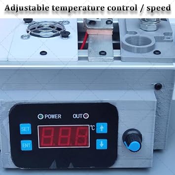 3D Printer Extruder Filament Maker Machine, Desktop Filament Maker Machine, Digital Temperature Control, Recycled PET Bottle Recycler for Families, DIY Makers, Small Studios Red