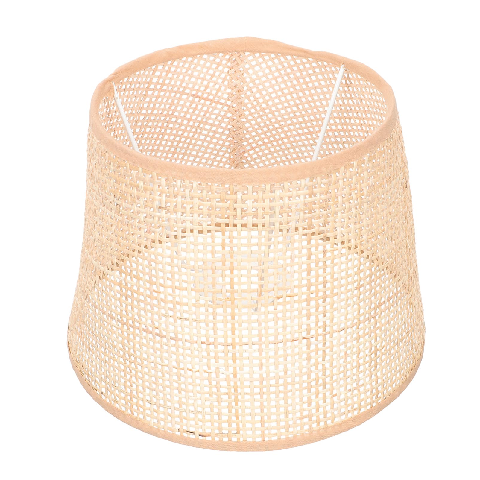Abat-jour en Rotin Tressé E27/E14, 22cm, pour Lampe de Table