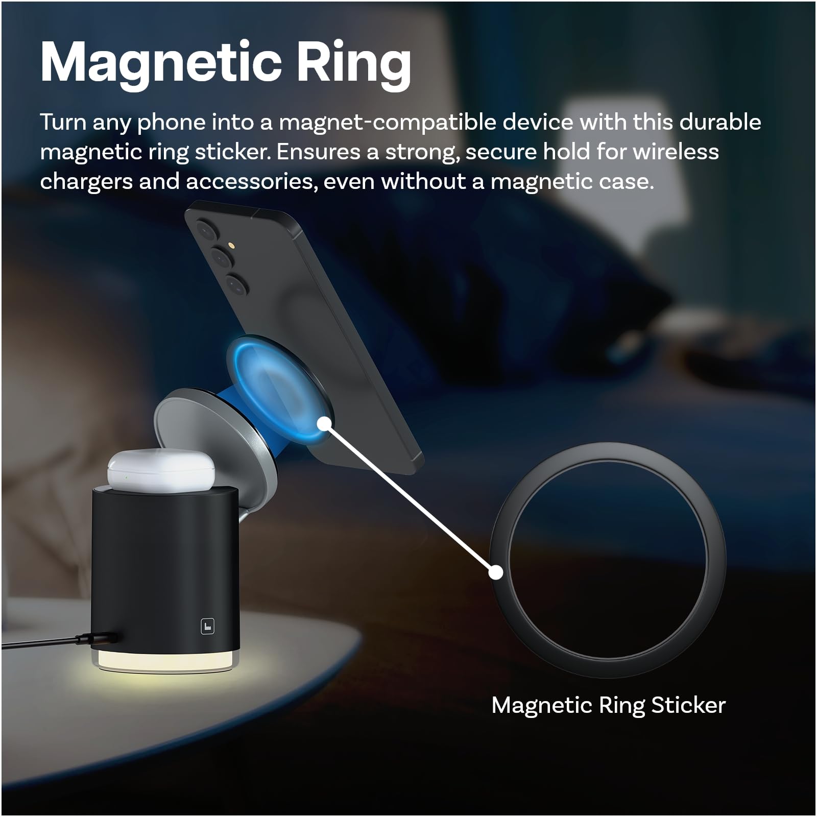 Bezprzewodowa Stacja Ładująca do Samsung firmy MMOBIEL - 4 w 1 Magnetyczna Indukcyjna Stacja Ładująca Certyfikatem Qi2 do Samsung Galaxy S25/S24/S23/S22, Watch 7/6/5, Buds – W Tym 25W Adapter – Czarny