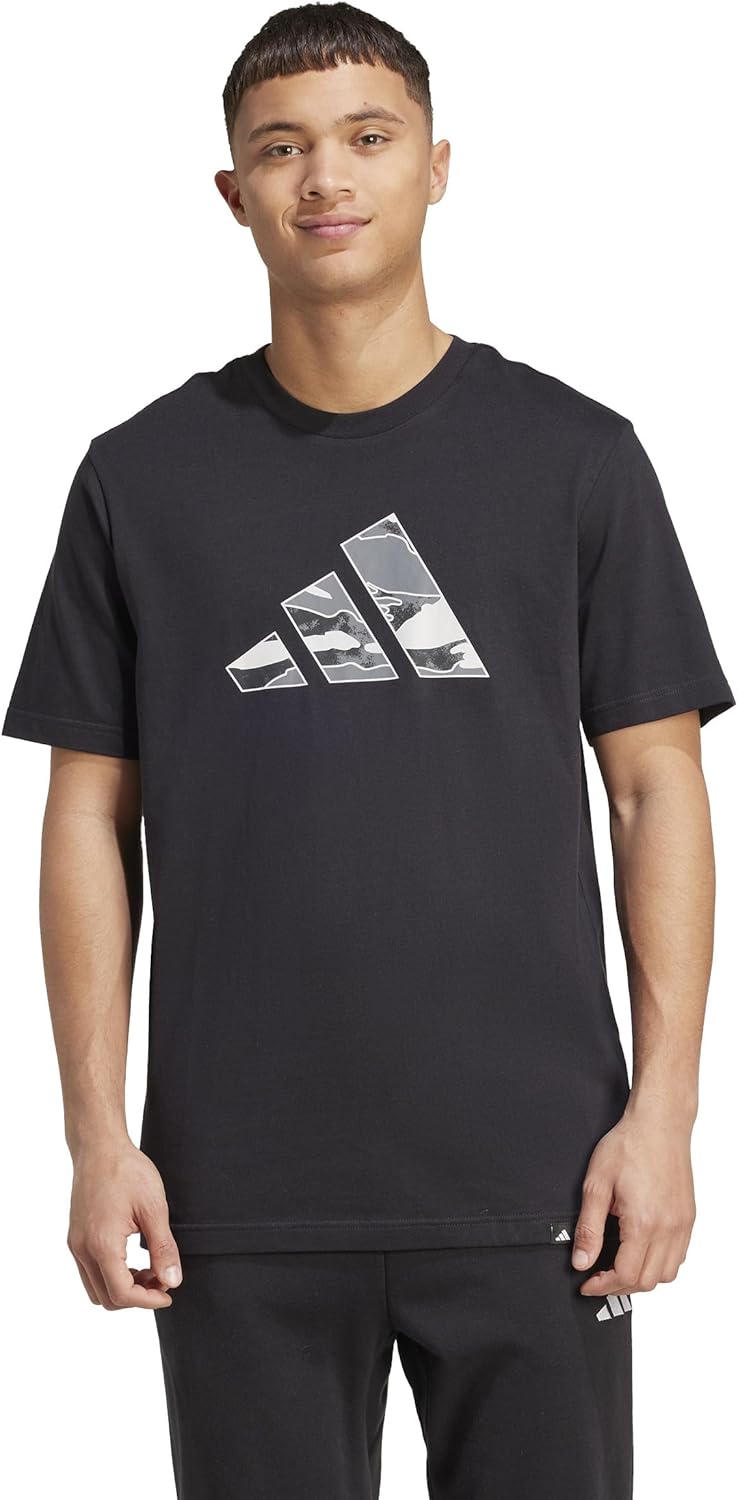 Adidas Mens Camouflage Graphic T-Shirt