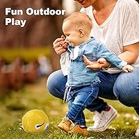 Vista 8 de Balón de fútbol para niños pequeños, tamaño 2, pelota pequeña y suave para niños de 1 a 3 a 5 años, juguete deportivo de dibujos animados para niños