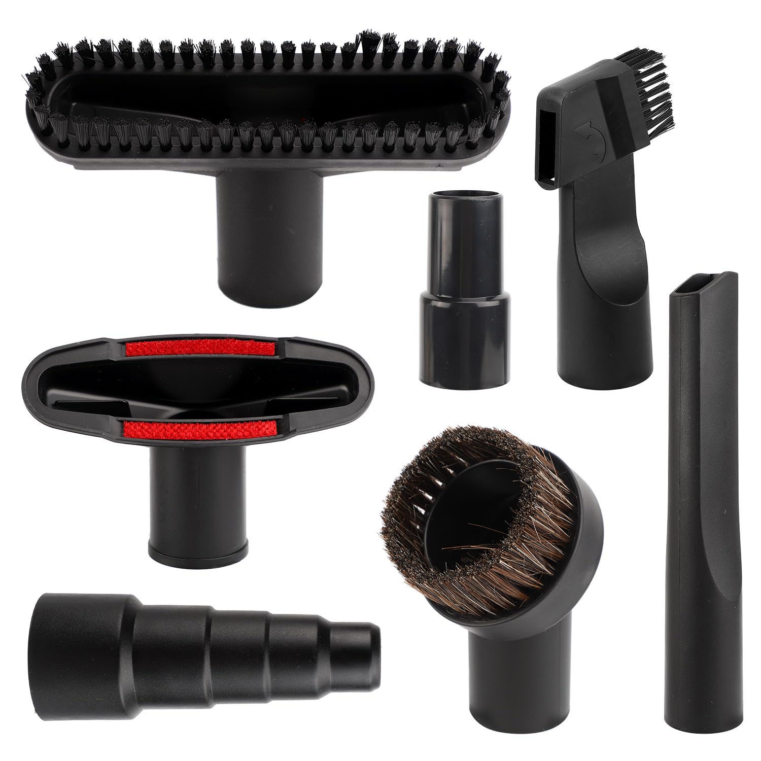7pcs 1 1/4" Universal Vacuum Brush Attachments for Shark, Shark Navigator Lift-Away NV350 NV352 NV355 NV356E NV360, Rocket HV300 HV301 HV322 Series Upright Vacuum Cleaner Replacement Part Accessories