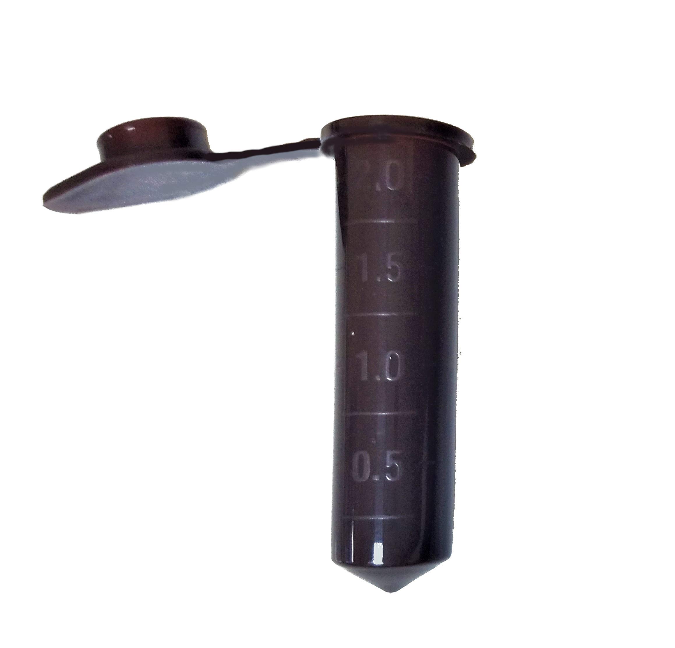 ExtraGene2.0 ml Microcentrifuge Tube, Bag x 500. Graduated, DNase/RNase Free, Max. 18,000 RCF, Polypropylene (Amber, 2.0 ml)