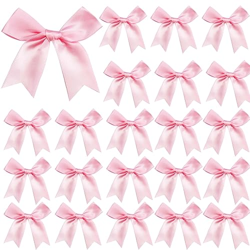 50 Pieces Gift Wrap Bows Premium Satin Ribbon Bows 3.3