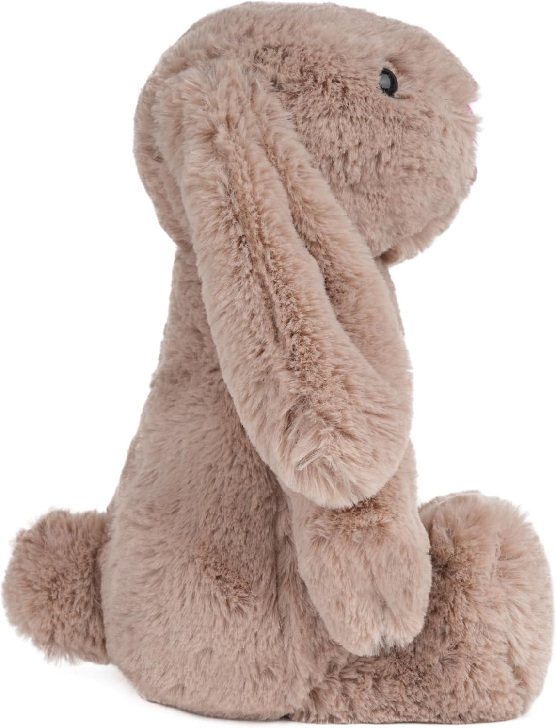 shiguangji Bunny Stuffed Animal Plush Toy 11.8 in, Soft Rabbit Plush for Babies and Toddlers, Cuddly Bunny Toy for Nursery Decor and Easter Gift (Brown)