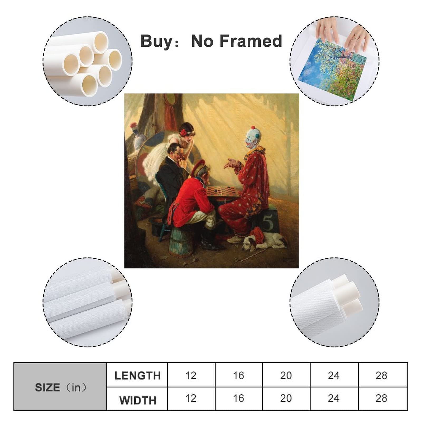 Amazon.com: 35+ Norman Rockwell Wall Art Painting Checkers (Game