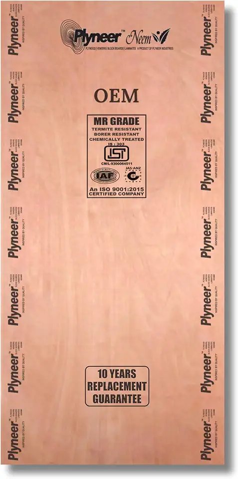 Plyneer Neem OEM MR Grade Plywood