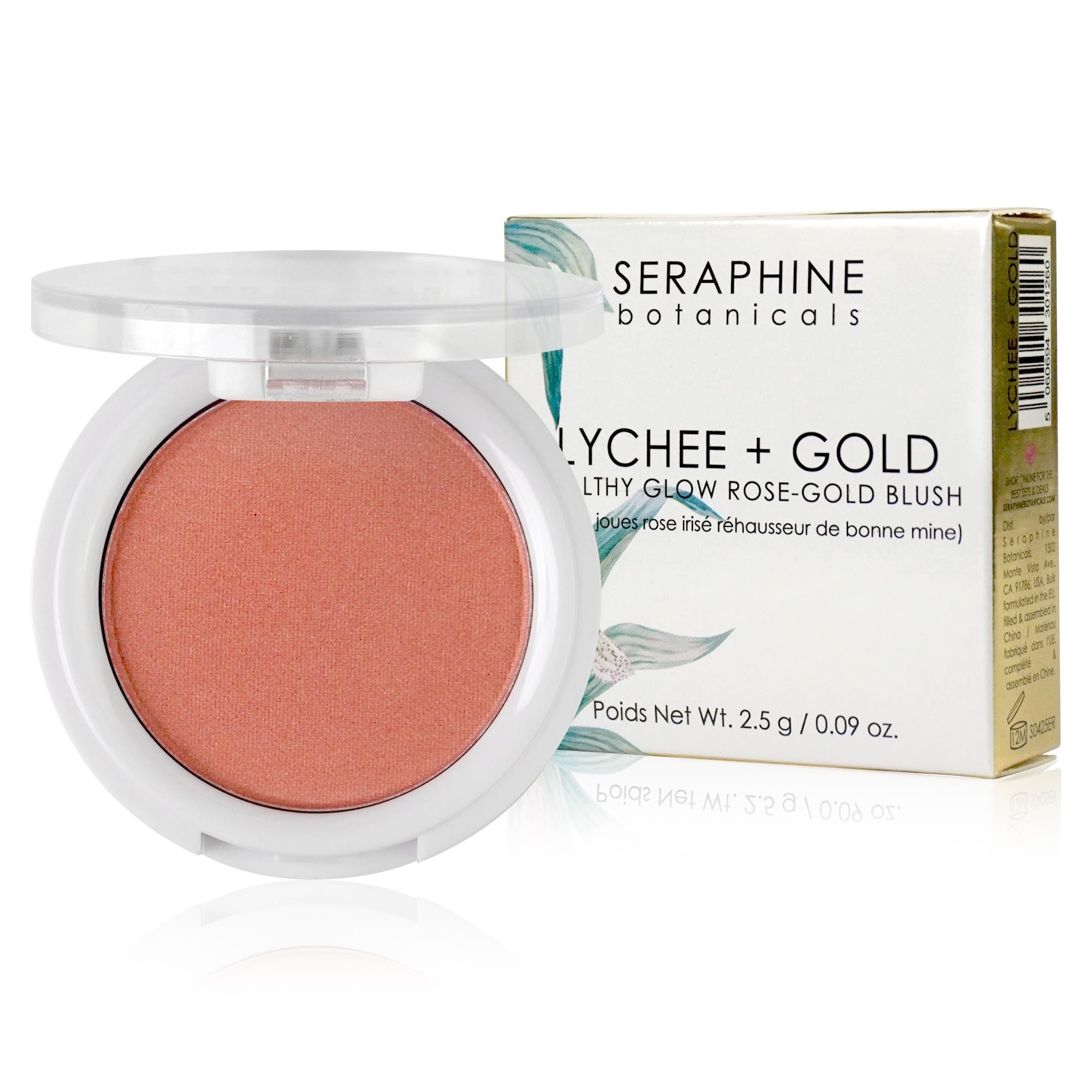 Seraphine Botanicals Lychee + Gold Healthy Glow Rose-Gold Blush