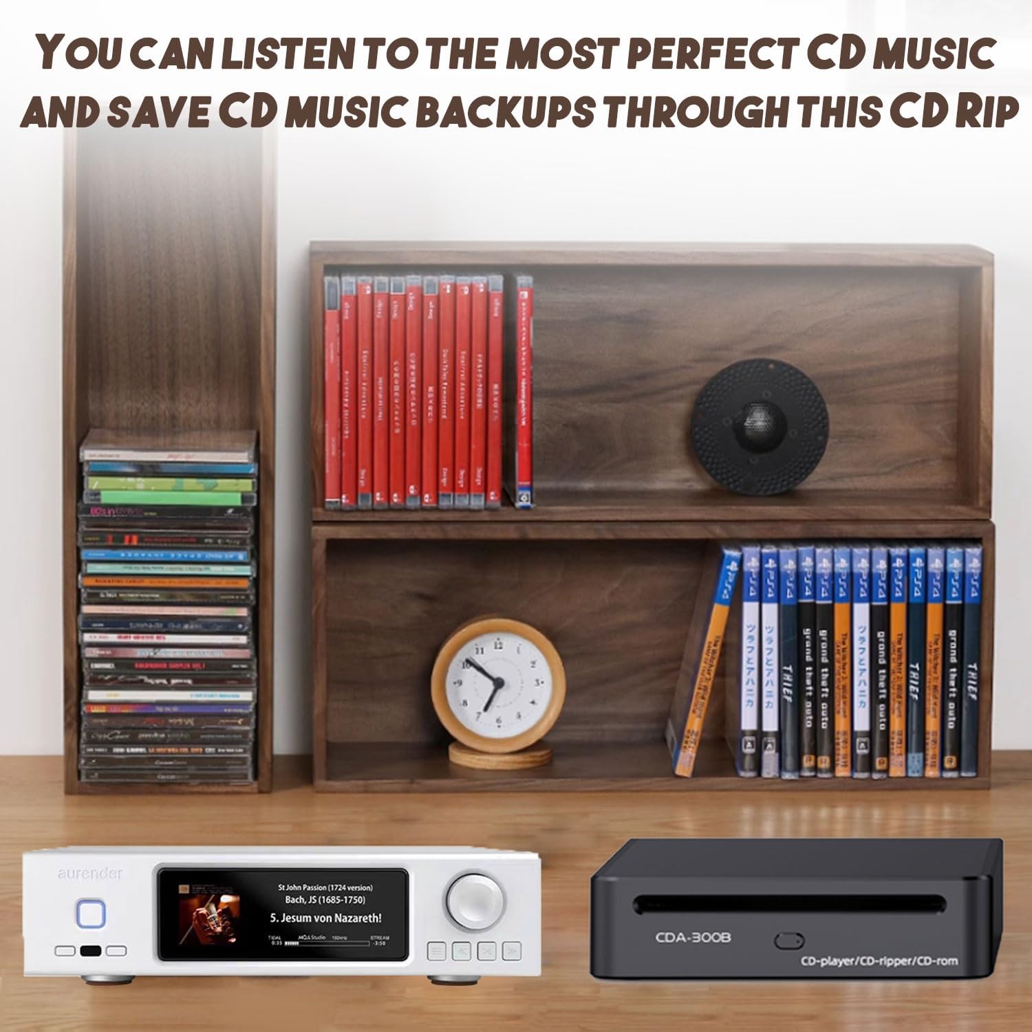 High-Precision CD Ripper - Preserve Your Music in Lossless Quality with One-Click Ripping