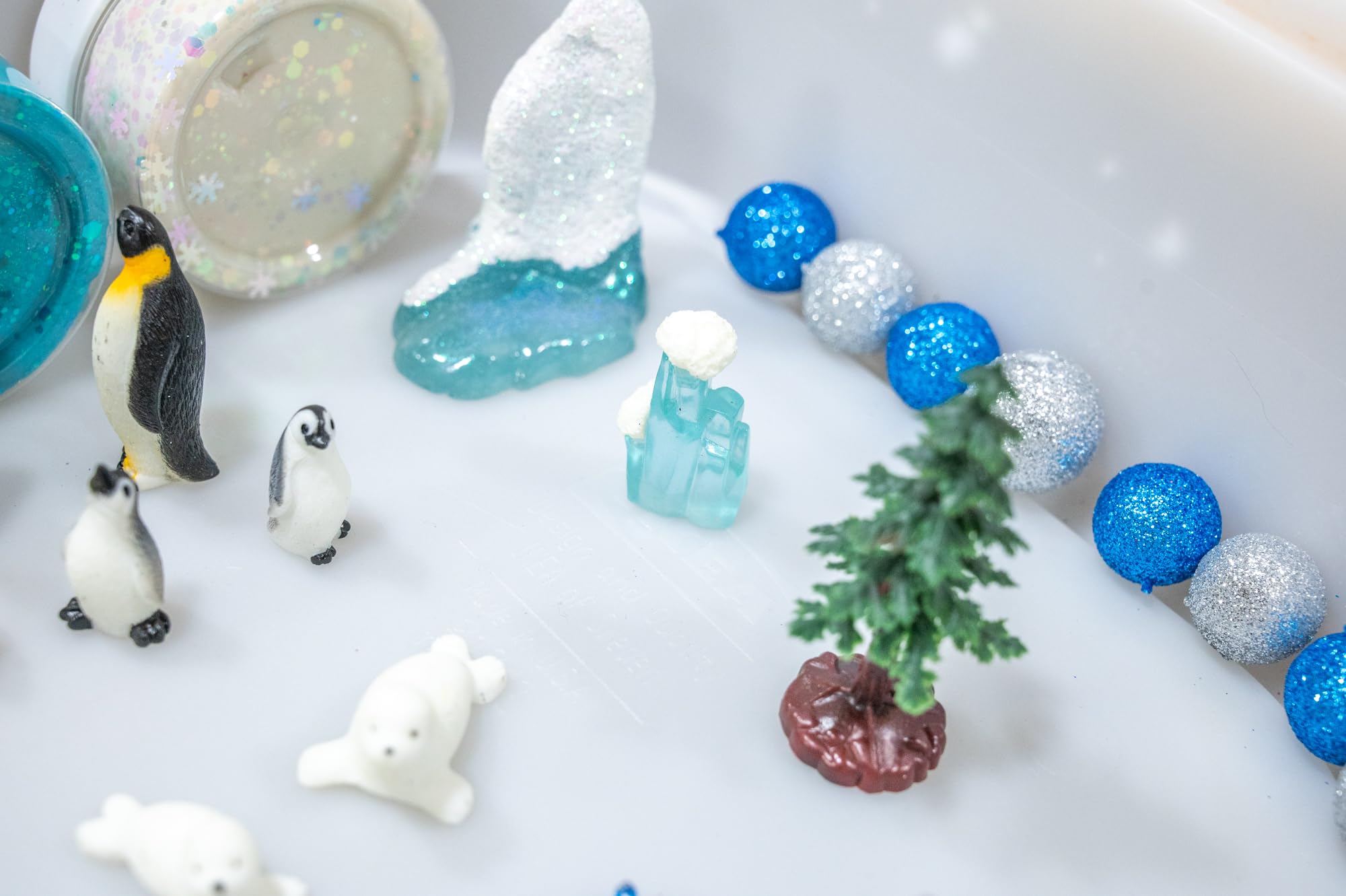 Kit de pâte à modeler d'hiver – Animaux arctiques et