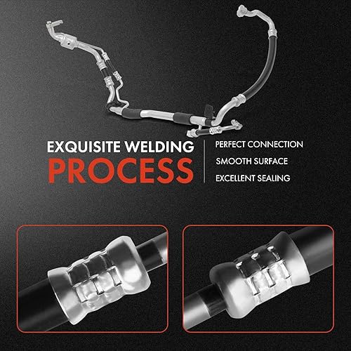 Miniatura 5 de A-Premium Conjunto de manguera de aspiración y línea líquida de aire acondicionado compatible con Hyundai Elantra Coupe 2014, Elantra 2014-2015,