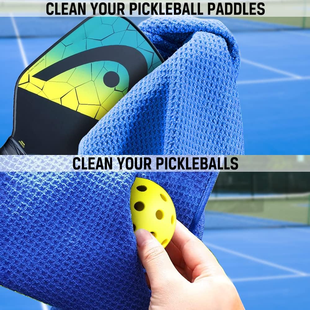 ERHACHAIJIA Grandpa Dad Pickleball Legend Embroidered Pickleball Sports Towel with Clip. Funny Pickleball Gifts for Men Dad Uncle Grandpa Pickleball Lover, Birthday Retirement - Image 6