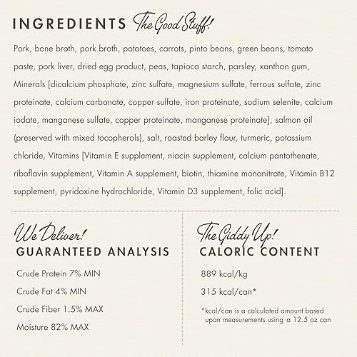 Miniatura 7 de Fromm Frommbo Gumbo - Comida húmeda para perros con salchicha de cerdo - Comida húmeda prémium para perros - Receta de cerdo - Caja de (12) latas de