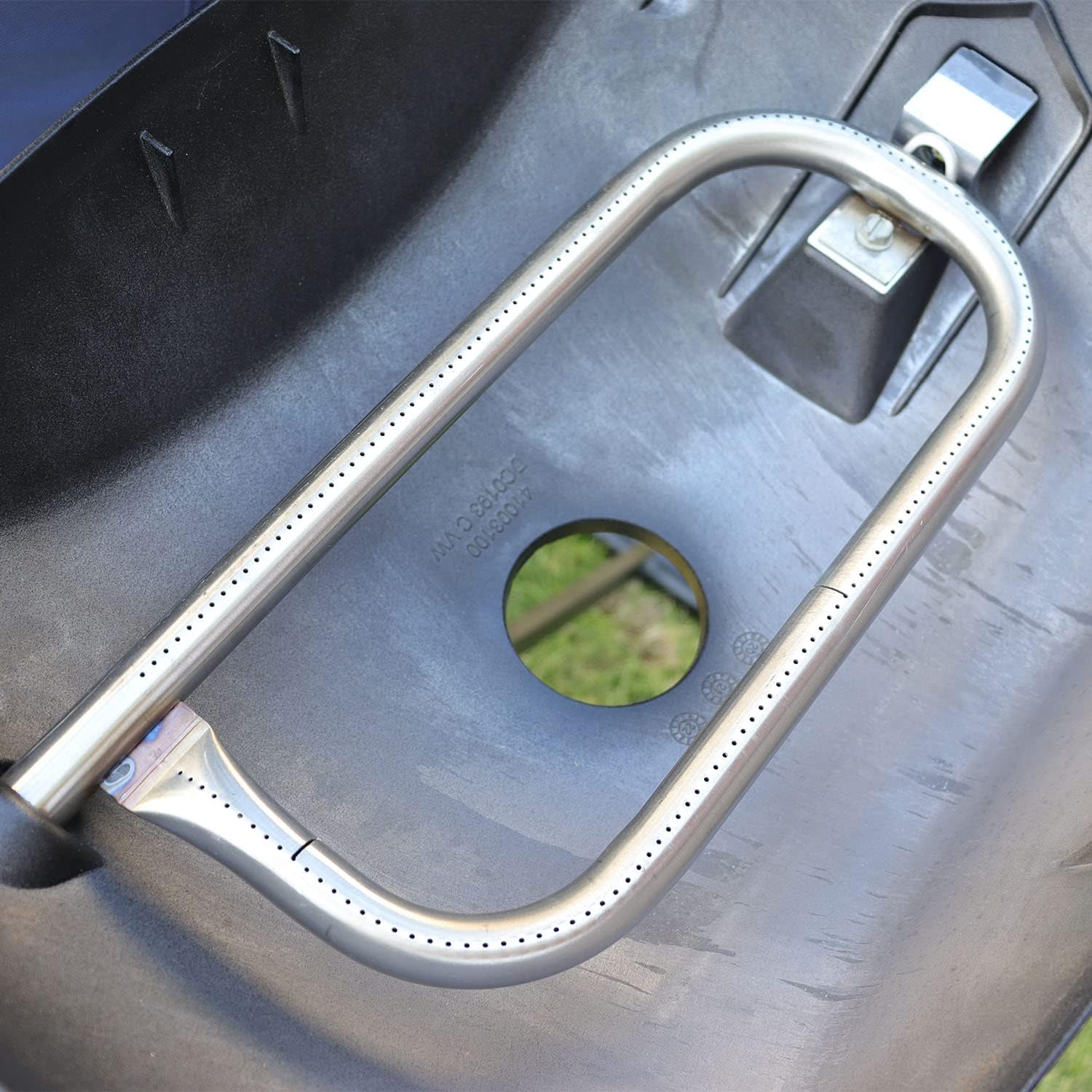 WELL GRILL Części zamienne do grilla gazowego Weber Q100, Q1000, Q1200, serii Q1400, palnik 60040 i żeliwny ruszt do grillowania 7644 i zapalnik elektryczny 80462 do grilla elektrycznego Weber Baby Q