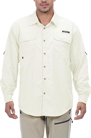 Amazon | Little Donkey Andy メンズ UPF 50+ 紫外線カットシャツ 防蚊