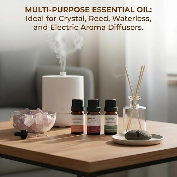 Luxury Hotel Fragrance Oil Set, 3 x 0.34 Fl Oz