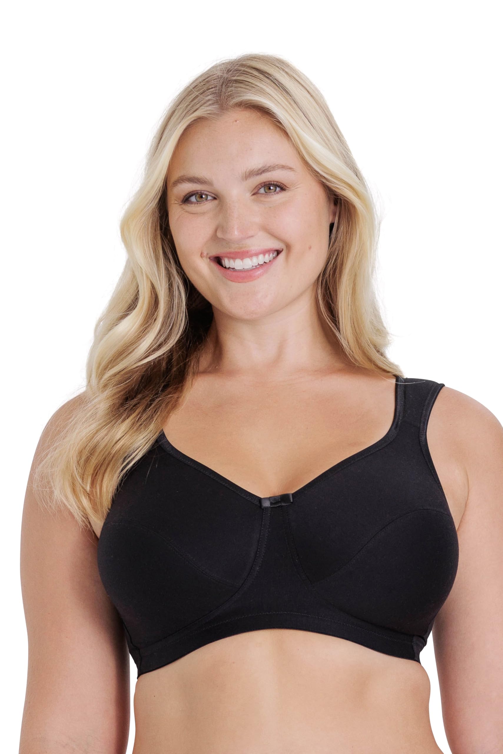 Miss Mary of Sweden Tenderly Non-Wired Bra Eco-Friendly Tencel 40F Black