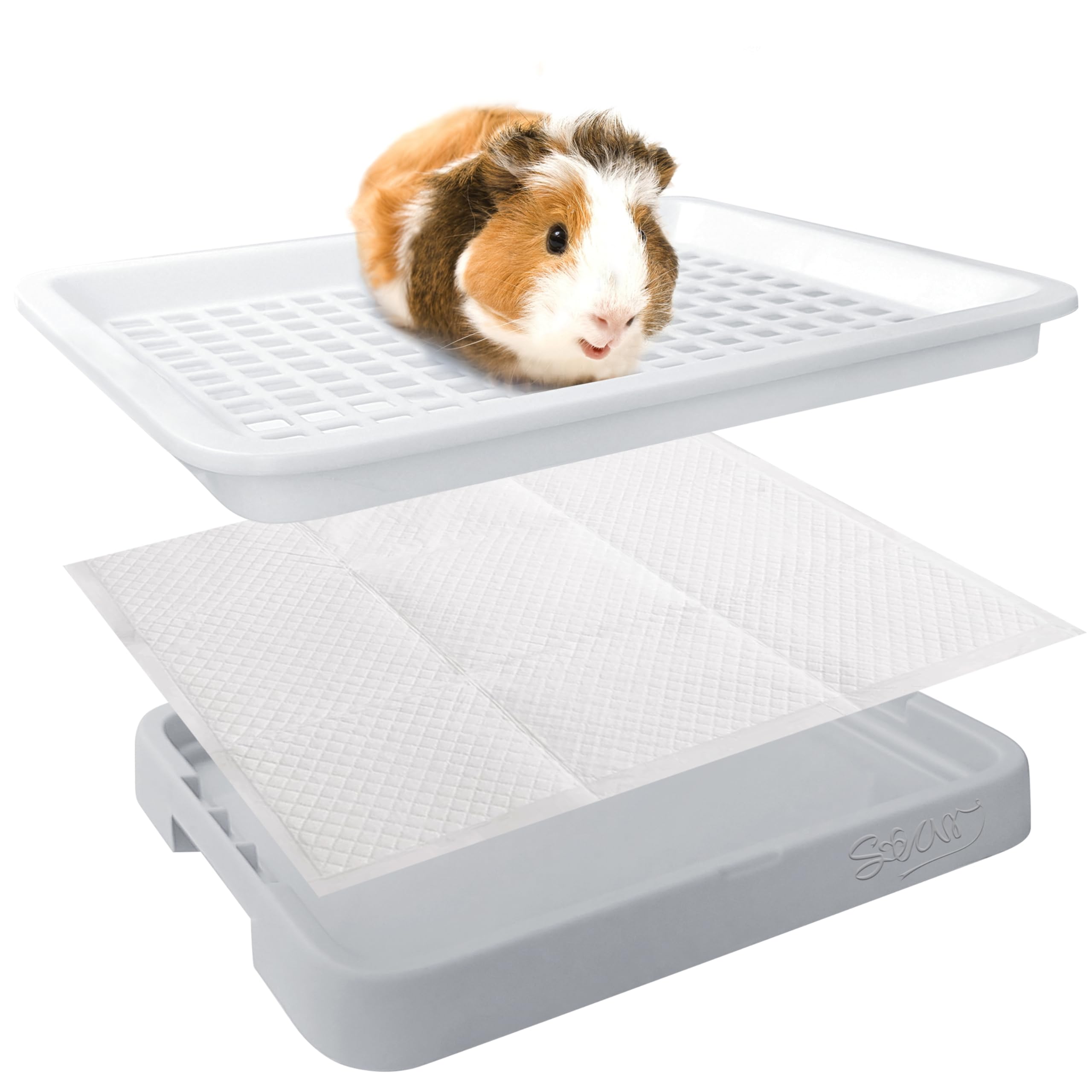 Medium Rabbit Box, Removable Rabbit Corner Toilet with Large