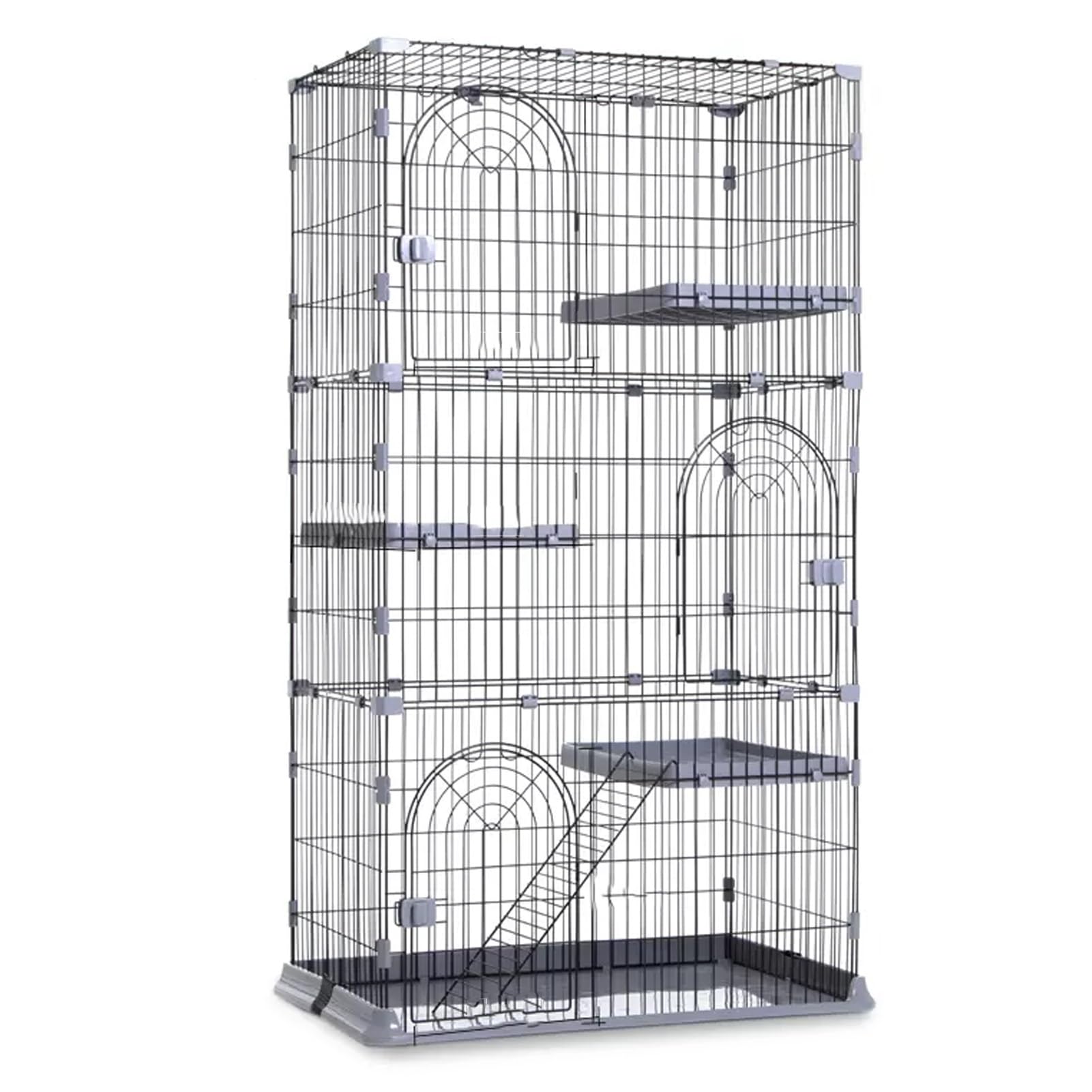 Cage pour chat d'intérieur grand enclos de jeu pour appartement