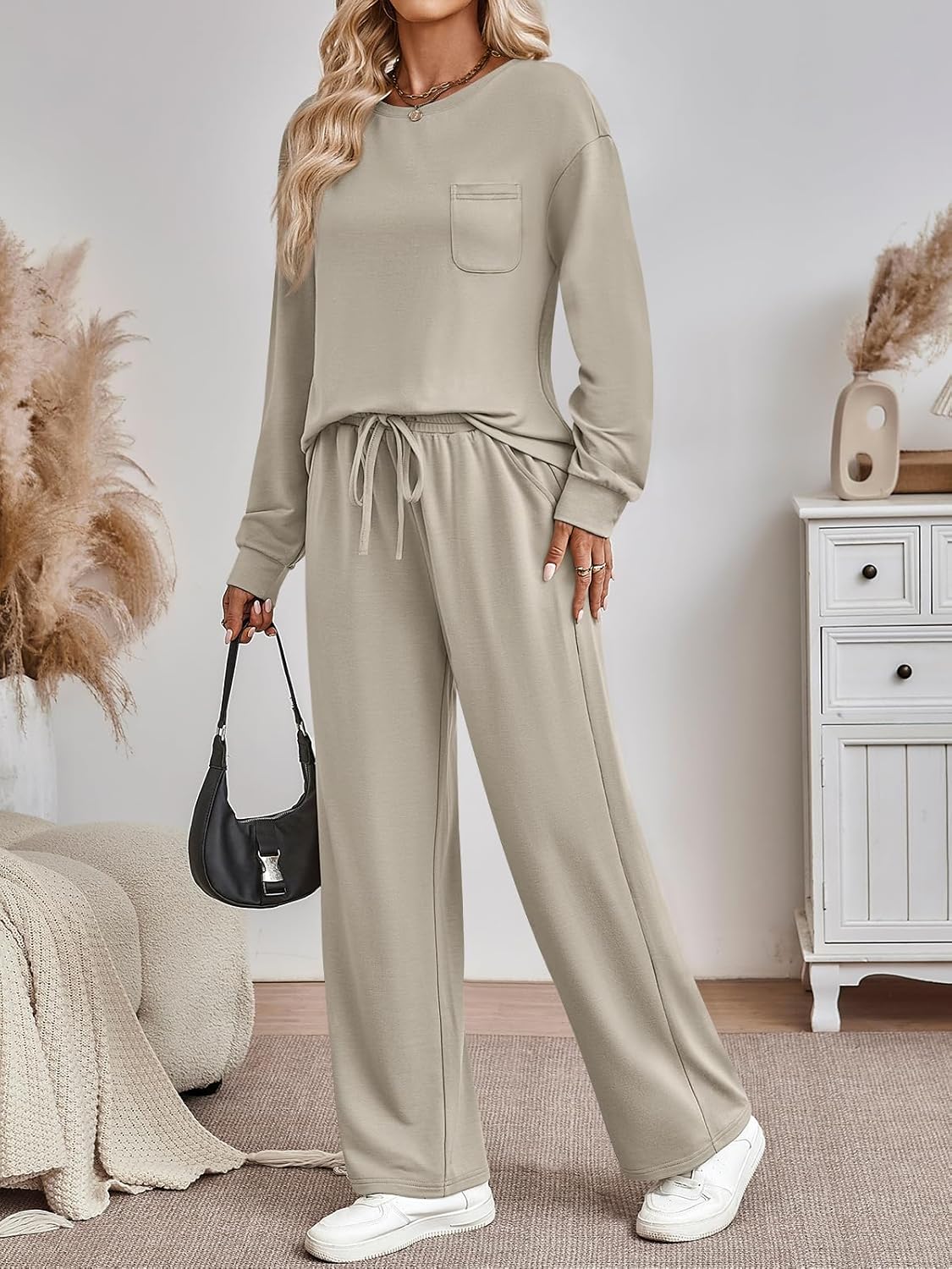 AUTOMET Womens Sweatsuits 2 Piece Lounge Matching Outfits Sweat Sets Tracksuit Travel Sweatshirts Fall Fashion Clothes 2026