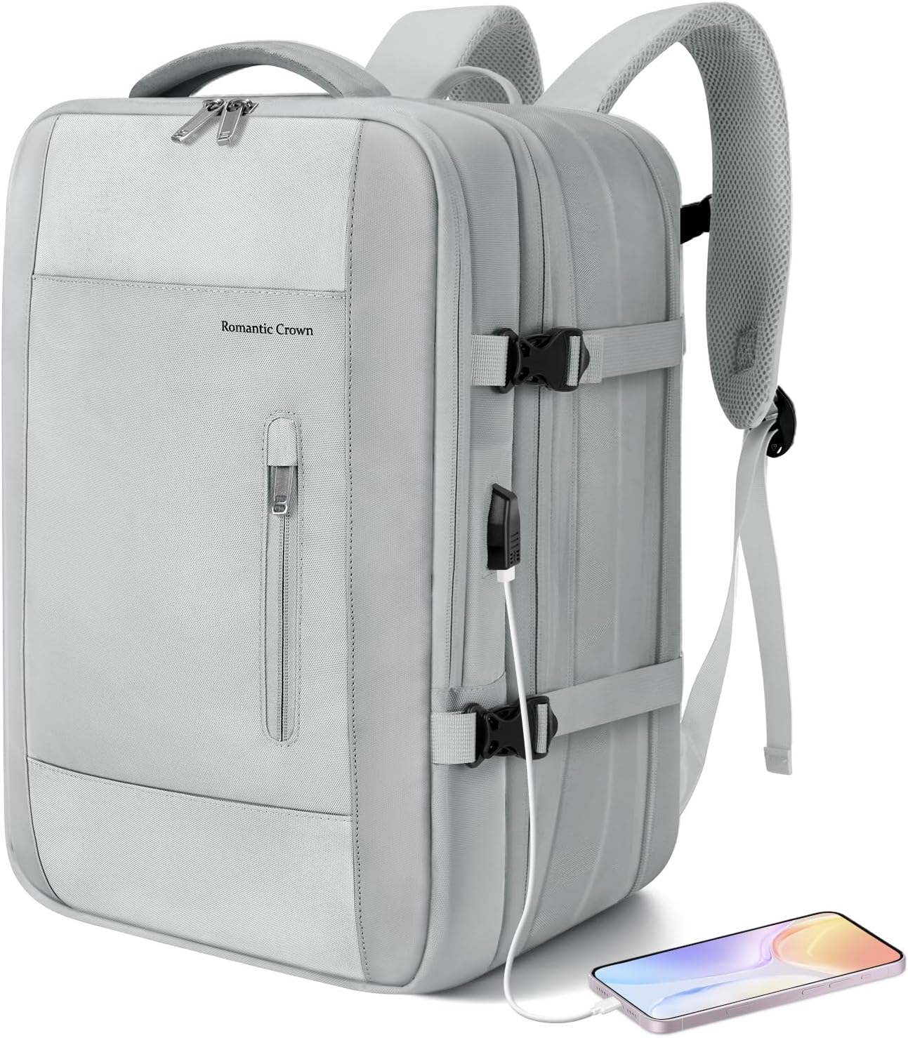 Mochila de Viagem Expansivel Masculina Feminina Para Notebook